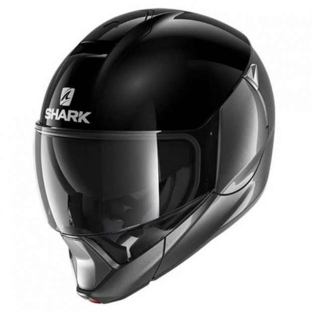 Шлем модуляр Shark EVOJET DUAL Blank Black/Grey